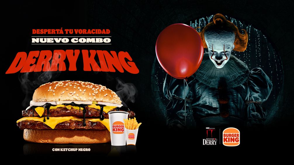"Derry King": la hamburguesa más tenebrosa de Buenos Aires que te invita a probar el lado oscuro del sabor