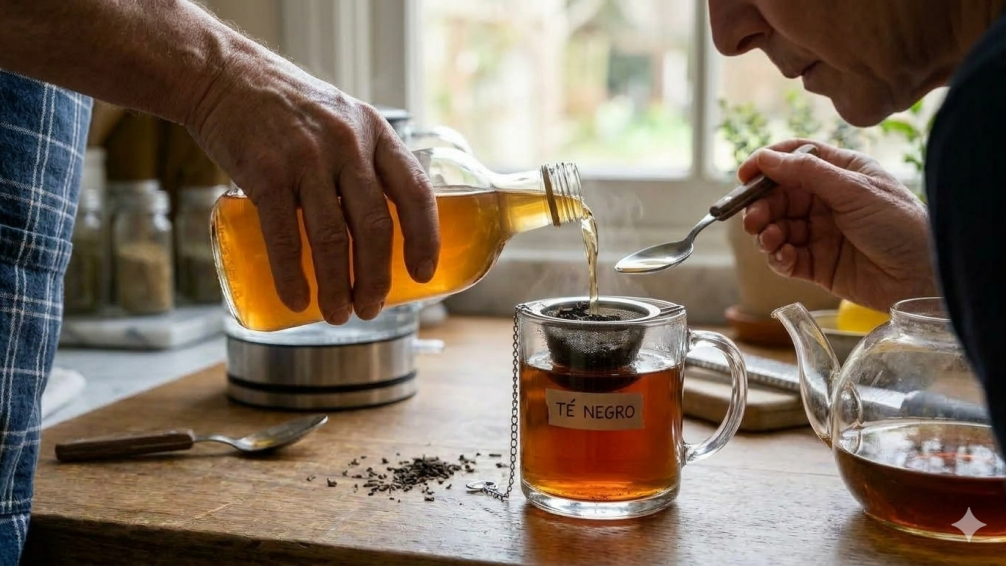 El truco del té negro que cada vez más cocinas usan para limpiar grasa y olores