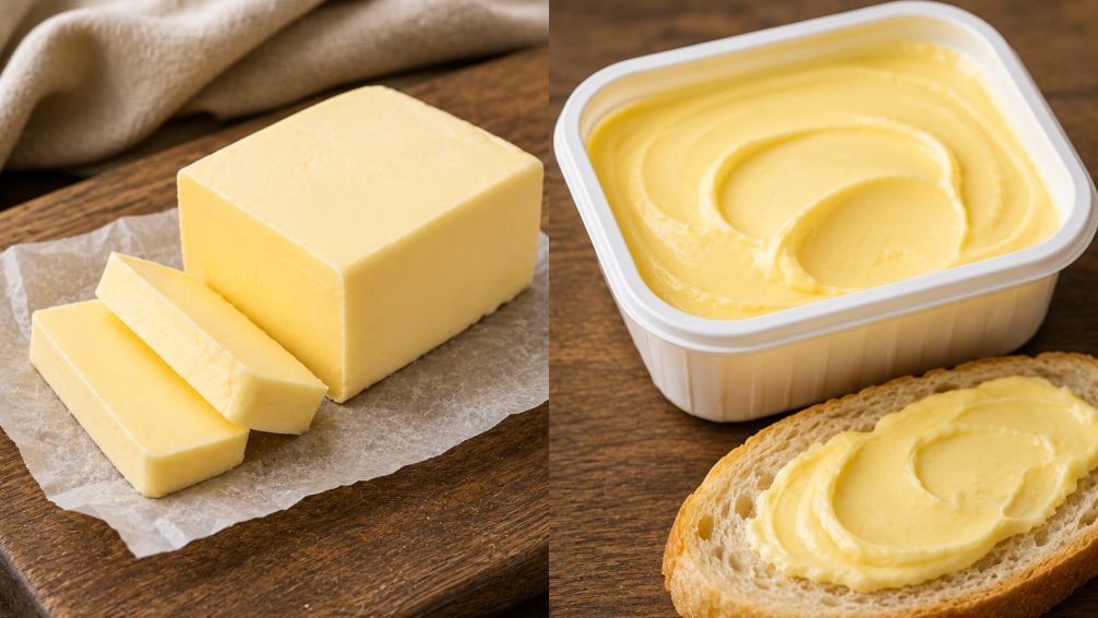 Diferencia entre manteca y margarina: cuál conviene usar en cada receta