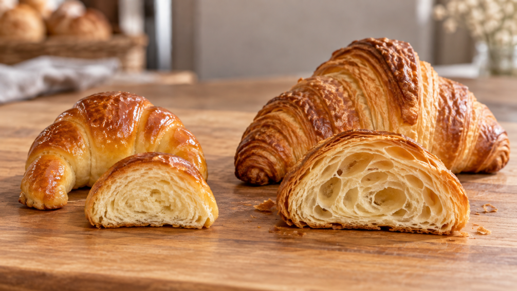 Diferencias entre medialunas argentinas y croissants