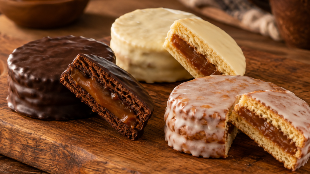 Chocolate, baño o glaseado: qué cambia en un alfajor