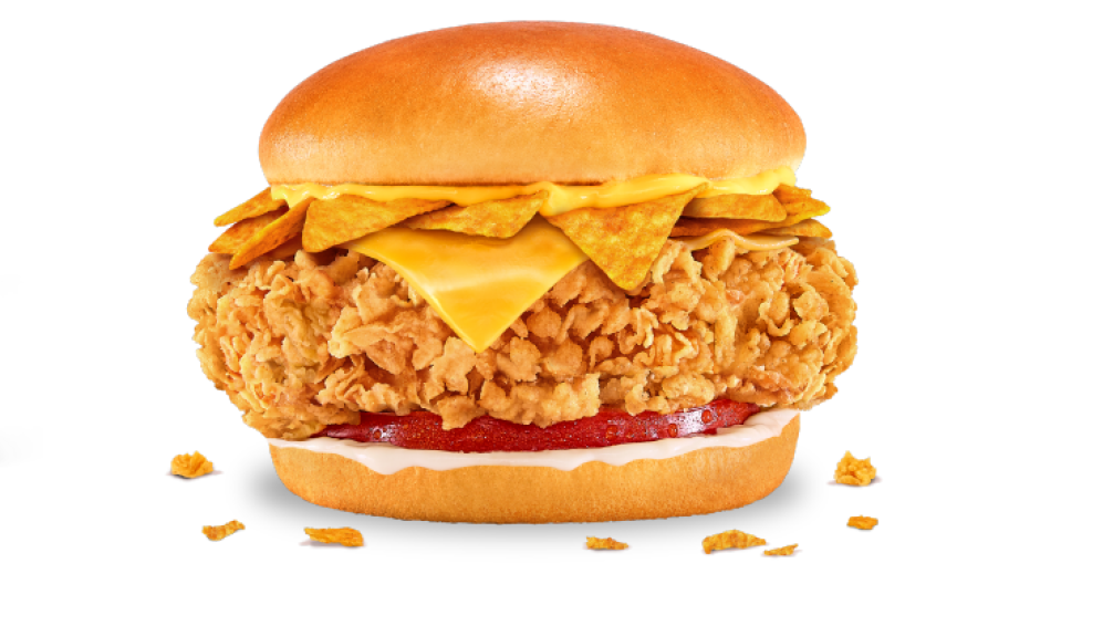 Llega a Buenos Aires la hamburguesa más crujiente: KFC se une a Doritos