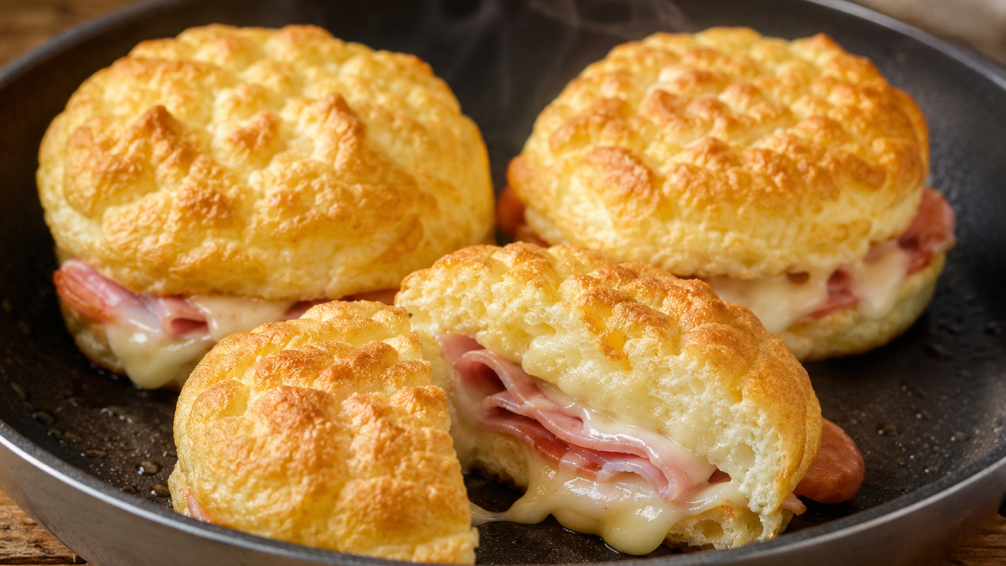 Pan nube relleno: cómo hacerlo en sartén y sin horno