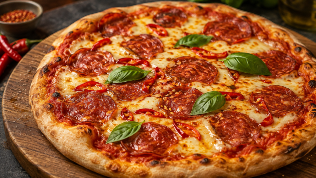 Pizza Diavola: la receta picante que se hace en minutos