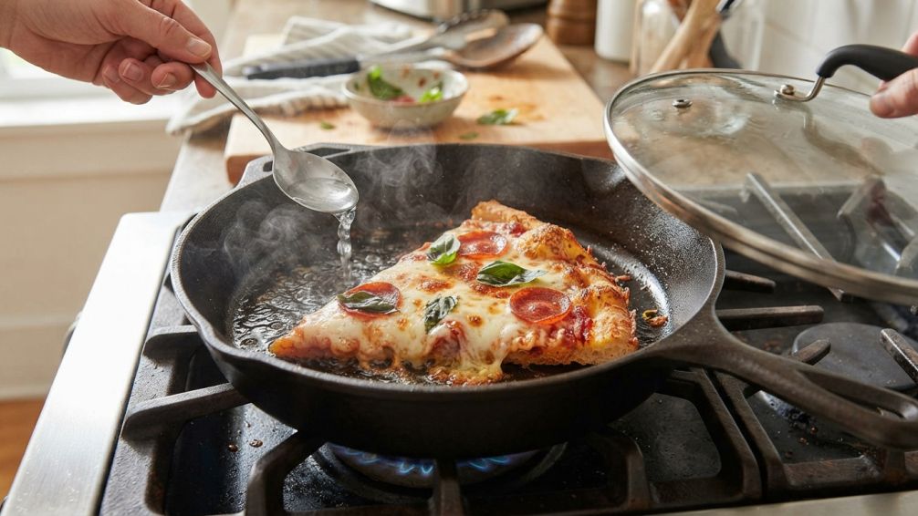 Cómo recalentar pizza para que vuelva a quedar crocante