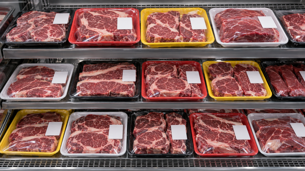 Color de las bandejas de carne: qué significa en el súper