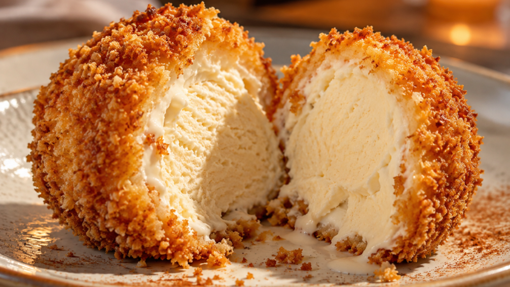 Helado frito: cómo hacer el postre crocante y cremoso