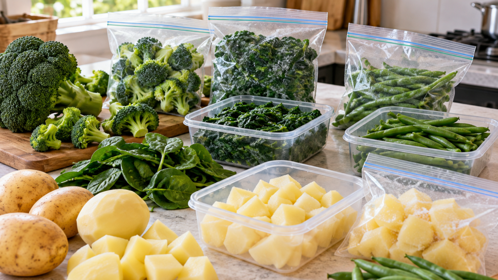 Cómo congelar verduras para conservar mejor su sabor