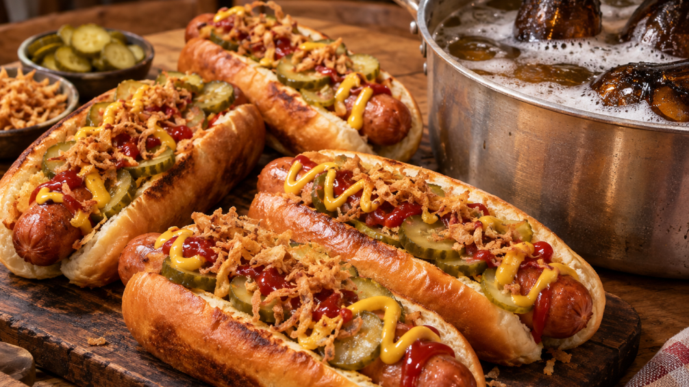 Panchos a la cerveza: receta fácil y con más sabor