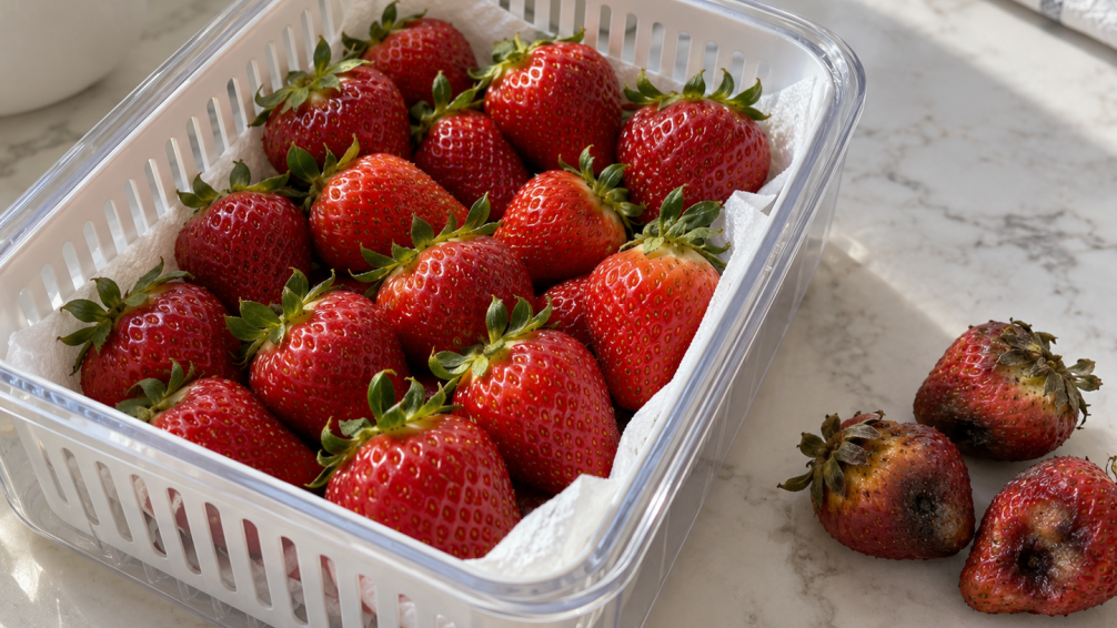 Frutillas en la heladera: cómo hacer que duren más