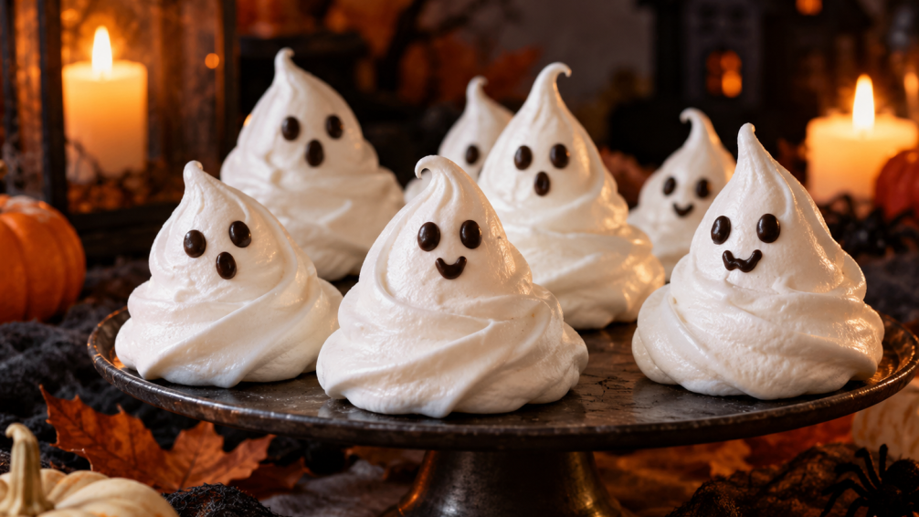 Fantasmas de merengue: receta fácil para Halloween