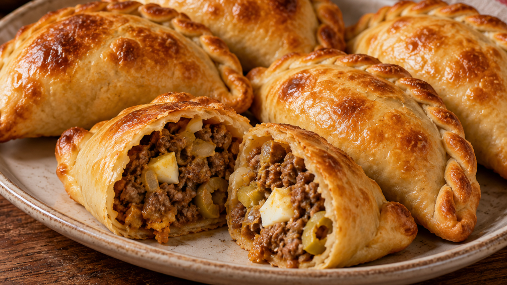 Empanadas de carne jugosas: receta con cebolla y caldo