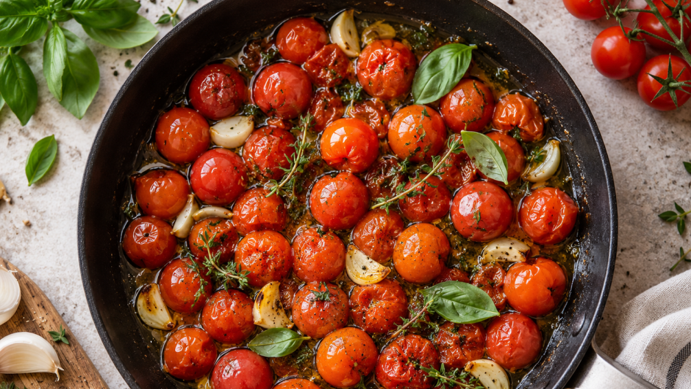 Cómo hacer tomates confitados rápidos sin prender el horno